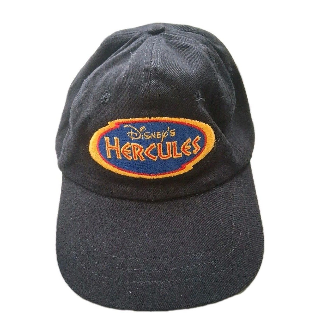 Vintage Disney Promotional Hercules Adjustable 90s Black Hat